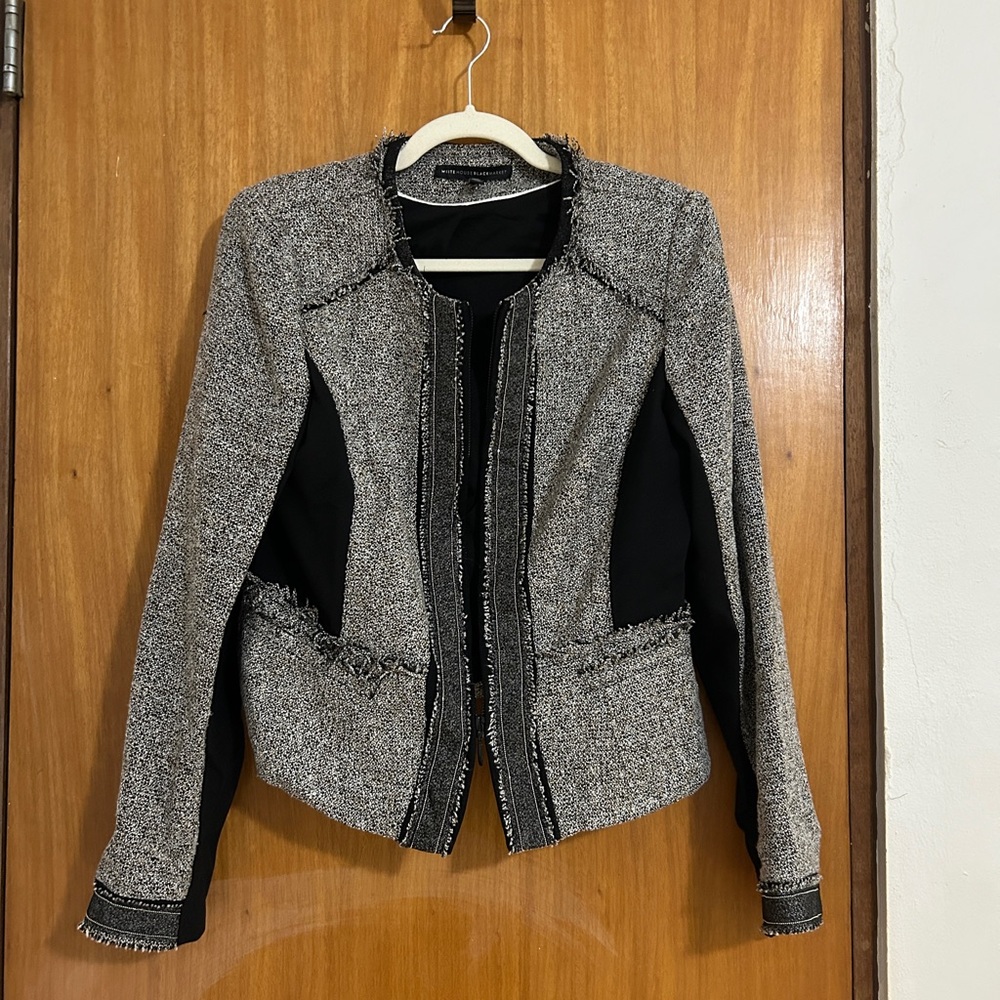 Women's Tweed Set - Black and Gray